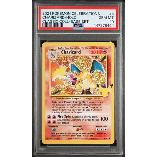 Pokémon TCG: Charizard Holo #4 PSA 10-147278464