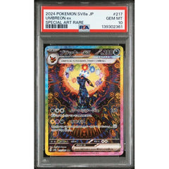Pokémon TCG: Umbreon Ex #217 PSA 10 - Japanese