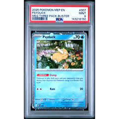 Pokémon TCG: Psyduck #007 PSA 9 - Mega Evolution Promo