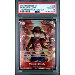 One Piece TCG: Monkey D. Luffy #006 PSA 10