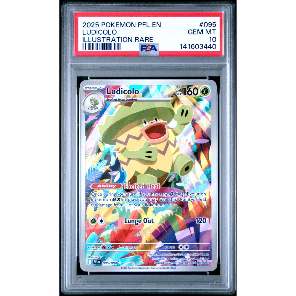 Pokémon TCG: Ludicolo #095 PSA 10