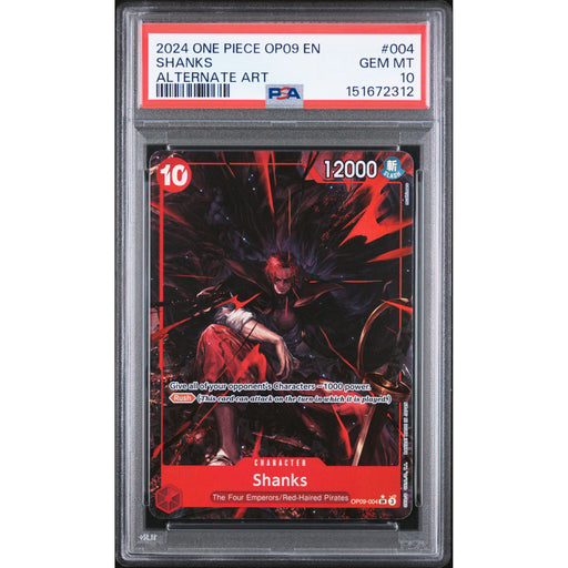 One Piece TCG: Shanks #004 PSA 10-151672312