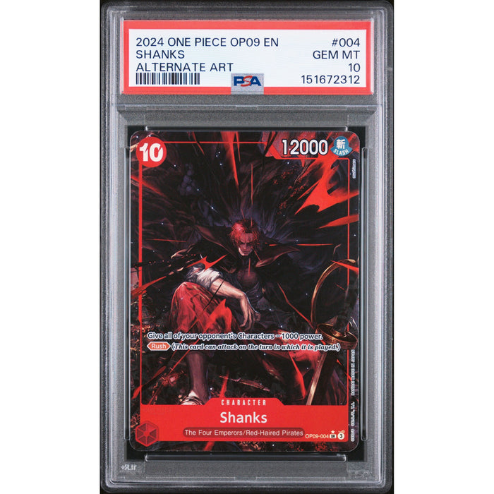 One Piece TCG: Shanks #004 PSA 10-151672312