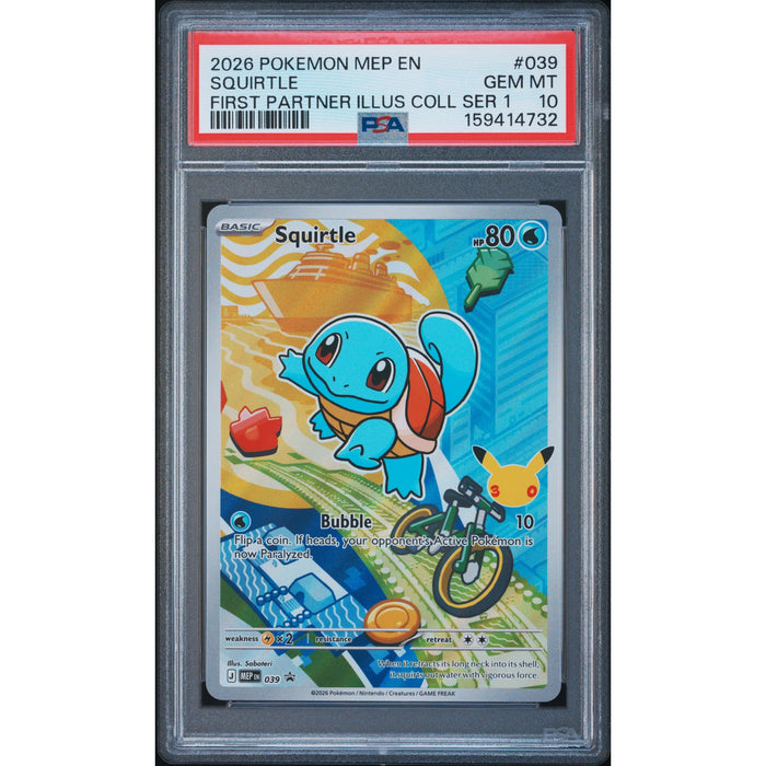 Pokémon TCG: Squirtle #039 PSA 10-159414732