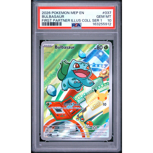 Pokémon TCG: Bulbasaur #037 PSA 10-163255912