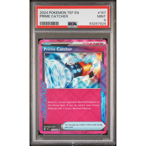 Pokémon TCG: Prime Catcher 157 PSA 9 - Temporal Forces