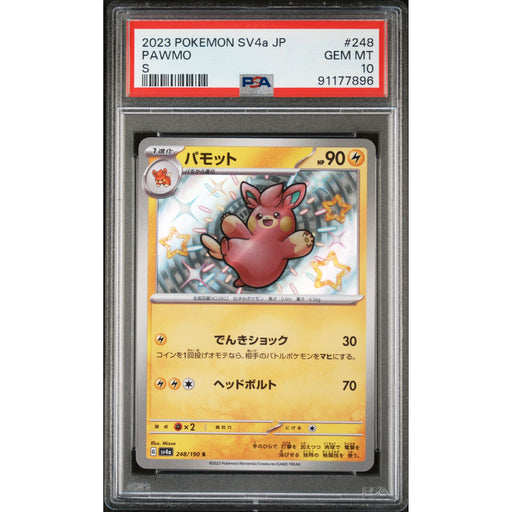 Pokémon TCG: Pawmo 248 PSA 10 - Japanese