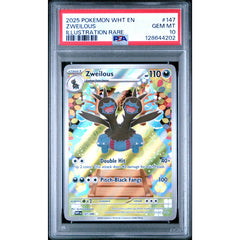 Pokémon TCG: Zweilous 147 PSA 10 - White Flare