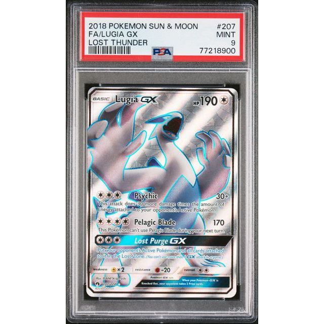 Pokémon TCG: Lugia Gx #207 PSA 9-77218900