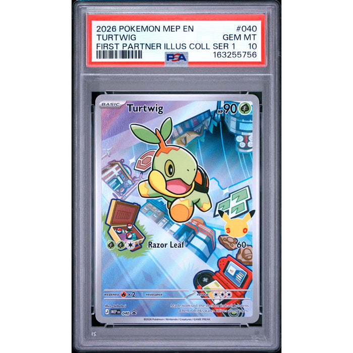 Pokémon TCG: Turtwig #040 PSA 10-163255756