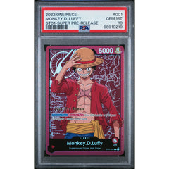 One Piece TCG: Monkey D. Luffy #001 PSA 10