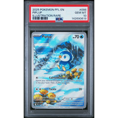Pokémon TCG: Piplup #098 PSA 10 - Phantasmal Flames