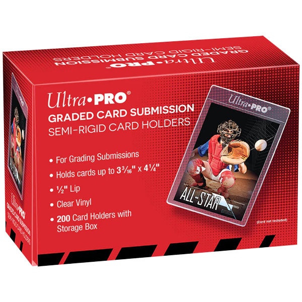 Ultra Pro: 1/2" Lip Semi-Rigid Tall Card Holders (200 Stk.)