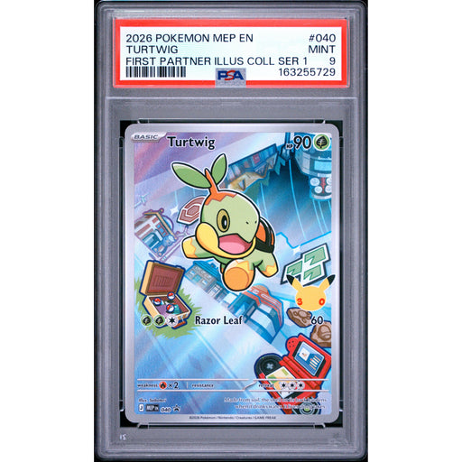 Pokémon TCG: Turtwig #040 PSA 9-163255729