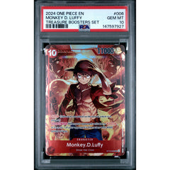 One Piece TCG: Monkey D. Luffy #006 PSA 10