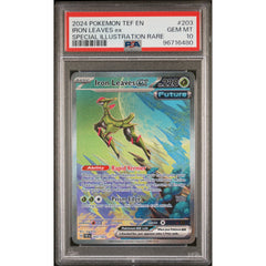 Pokémon TCG: Iron Leaves Ex 203 PSA 10 - Temporal Forces