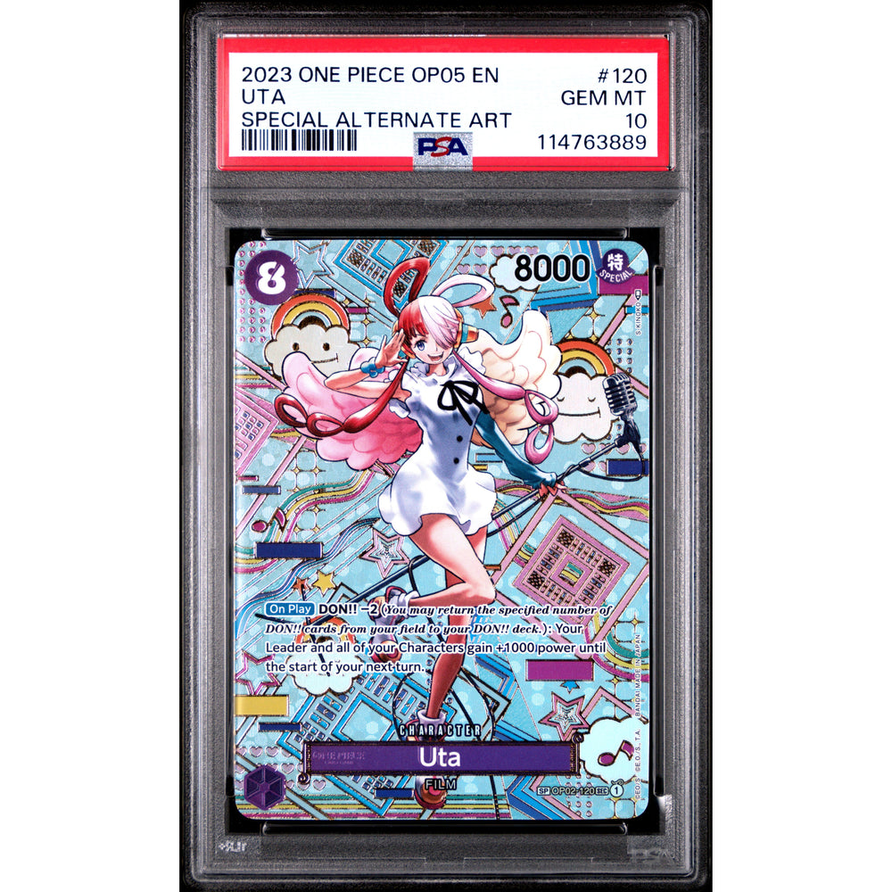 One Piece TCG: Uta #120 PSA 10