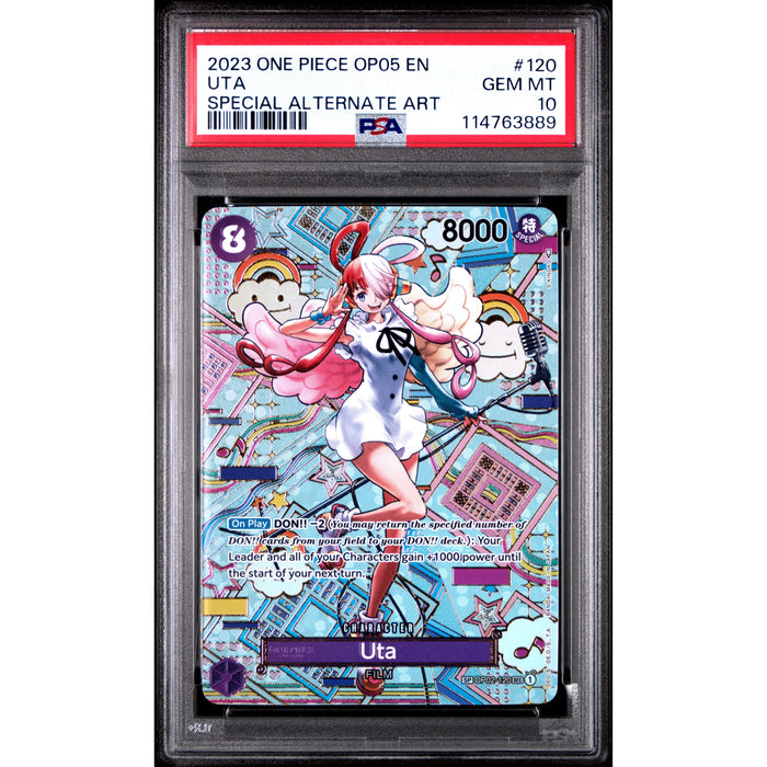 One Piece TCG: Uta #120 PSA 10-114763889