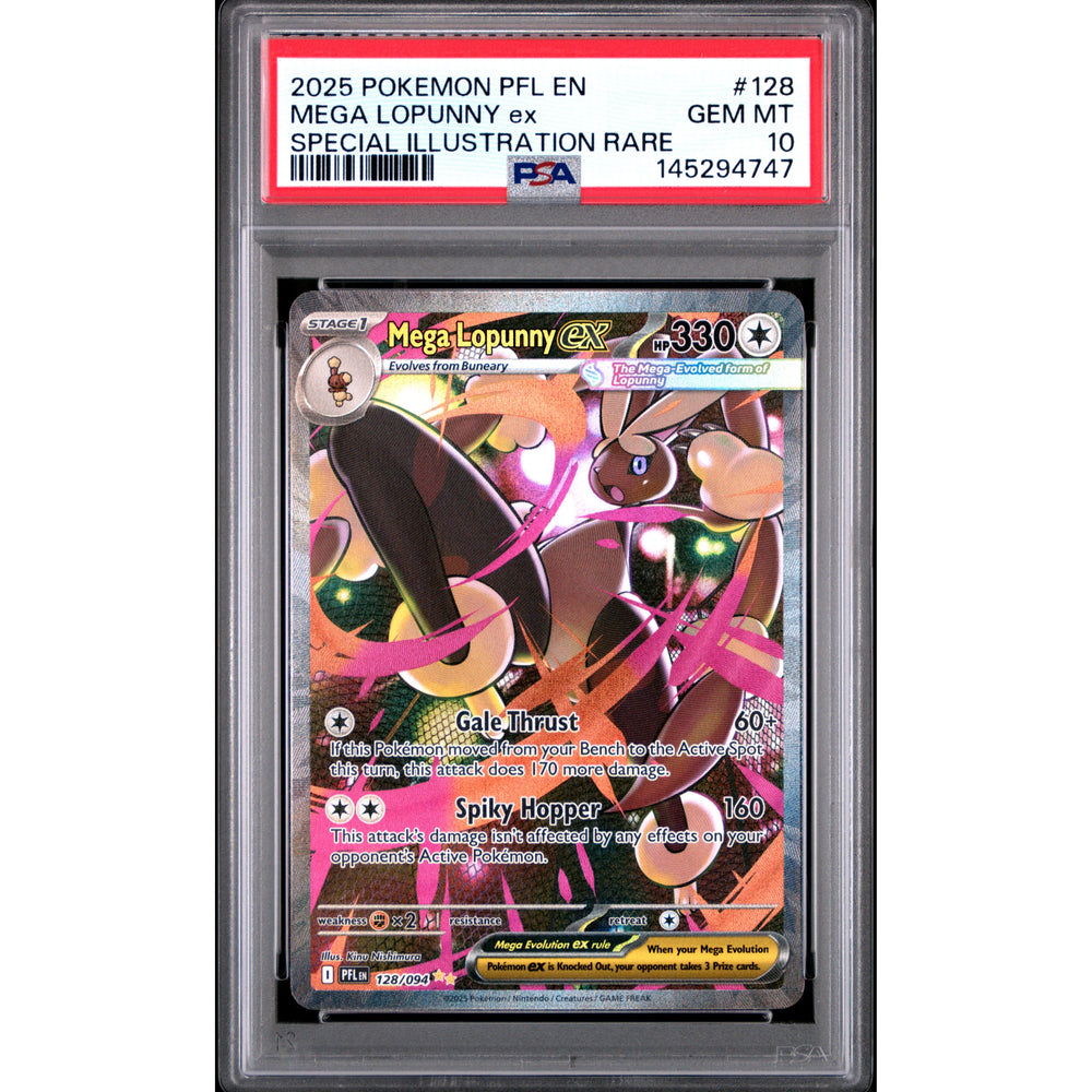 Pokémon TCG: Mega Lopunny Ex #128 PSA 10 - Phantasmal Flames