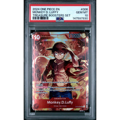 One Piece TCG: Monkey D. Luffy #006 PSA 10