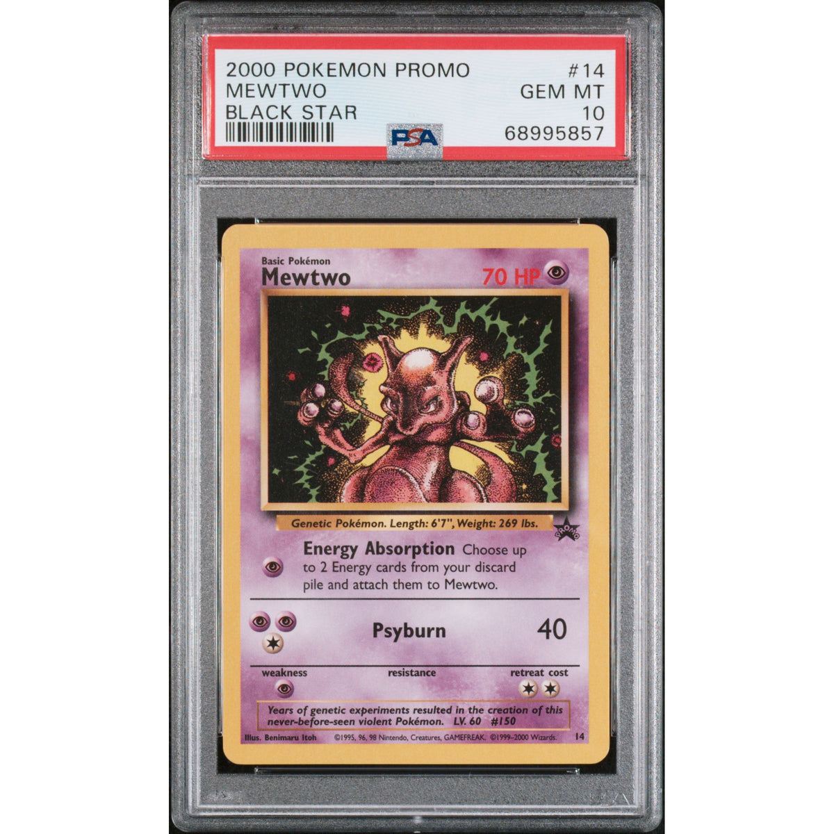 black mewtwo pokemon card Star Promo #14 PSA 10 Onix Secret Rare Retreat cost Which Sword is your MPN:OP-04/Kingdom Of Intrigue