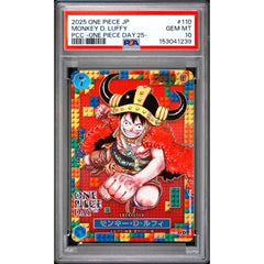 One Piece TCG: Monkey D. Luffy #110 PSA 10