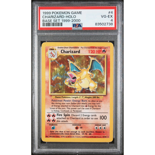 Pokémon TCG: Charizard Holo #4 PSA 4-83502738