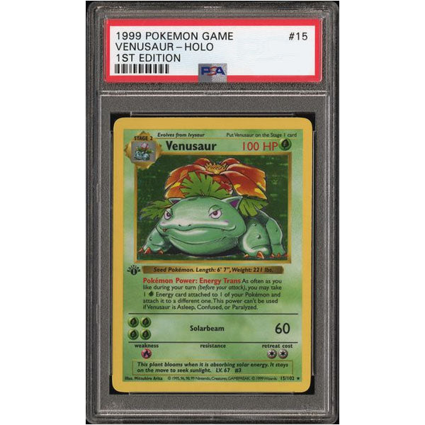 PSA: Venusaur Holo 15/102 - 1st Edition - Base Set