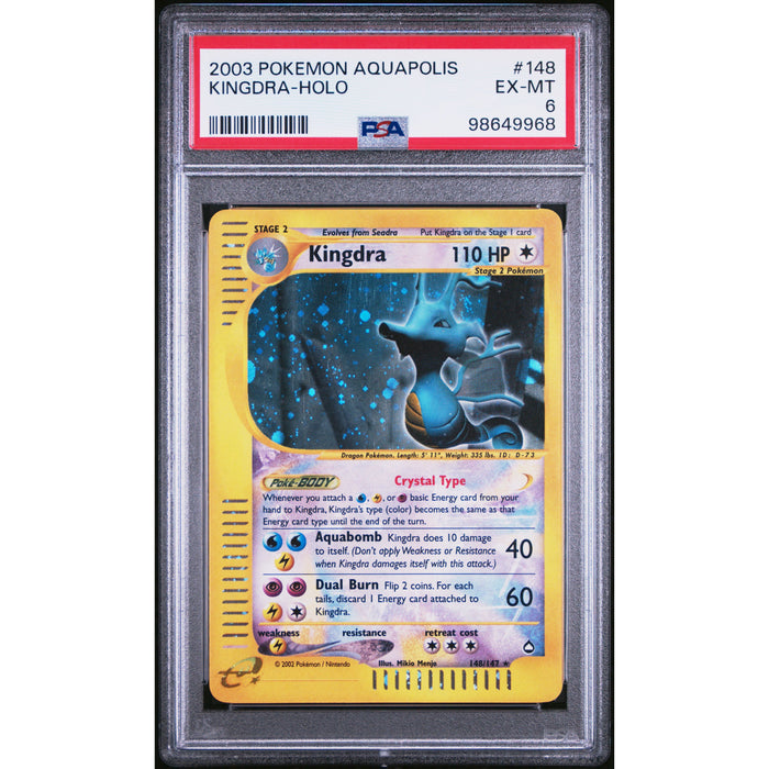 Pokémon TCG: Kingdra #148 PSA 6 Holo - Aquapolis-98649968