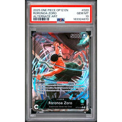 One Piece TCG: Roronoa Zoro #020 PSA 10