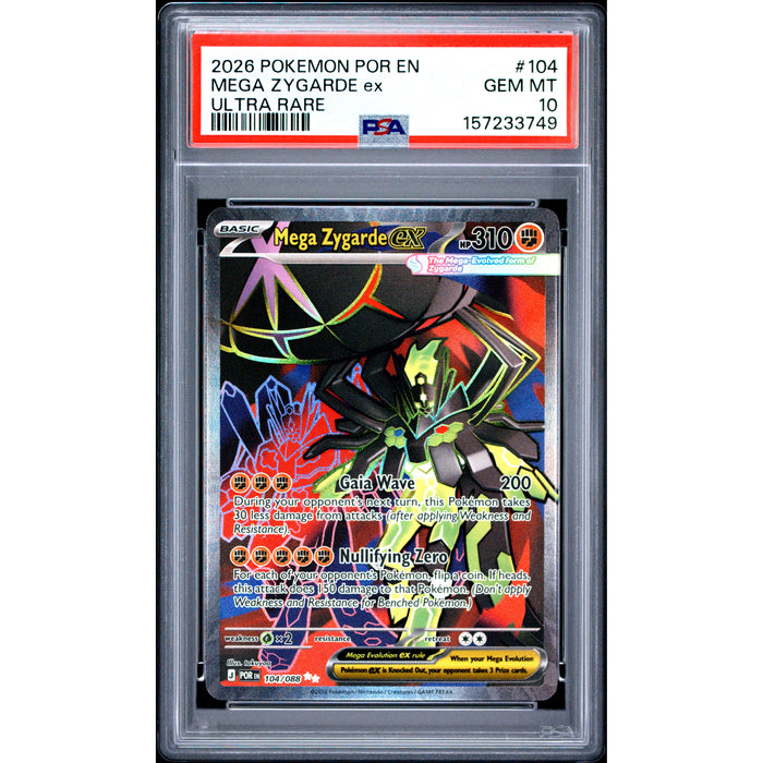 Pokémon TCG: Mega Zygarde Ex #104 PSA 10-157233749