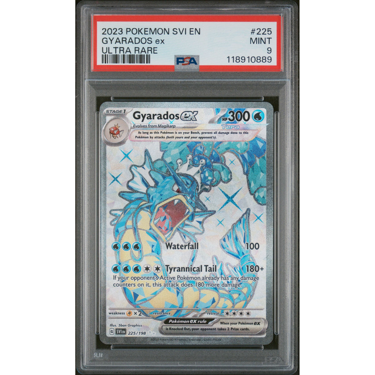 Pokémon TCG: Gyarados Ex #225 PSA 9-118910889