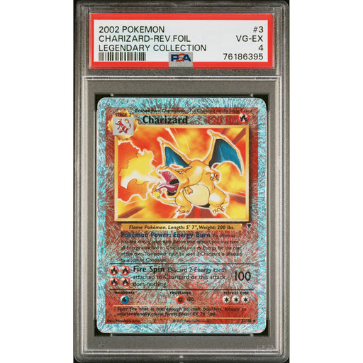 Pokémon TCG: Charizard Reverse Holo #3 PSA 4-76186395