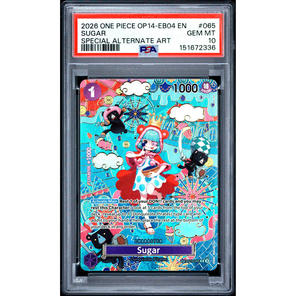 One Piece TCG: Sugar #065 PSA 10