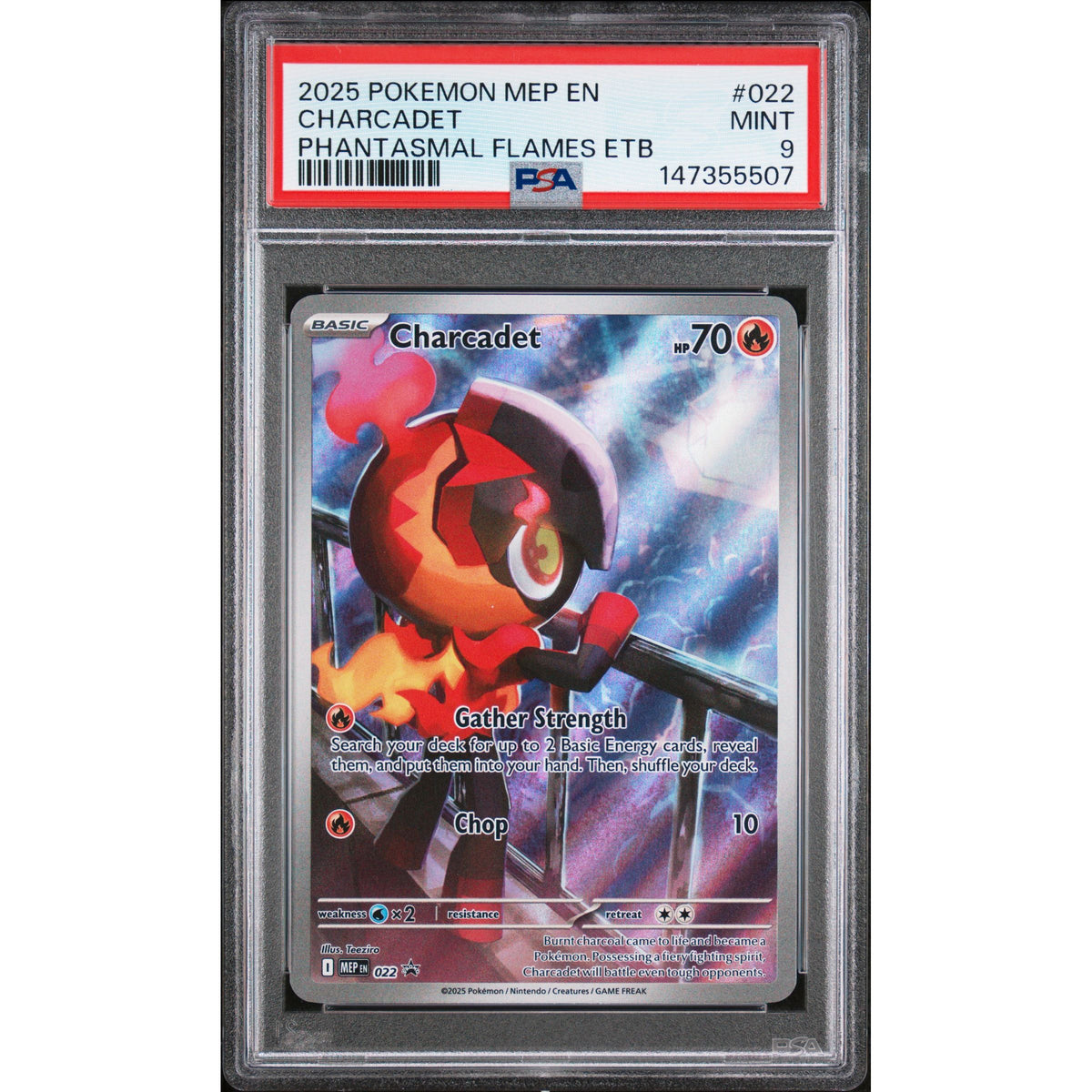 Pokémon TCG: Charcadet #022 PSA 9-147355507