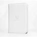 The Gemloader: Premium Samlekortmappe [360 pockets 3X3] by Gemloader is a closed, white zippered binder with the stylized G logo on the front, ideal for opbevaring samlekort, shown standing upright against a plain white background.