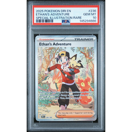Pokémon TCG: Ethan's Adventure #236 PSA 10 - Destined Rivals-145294666