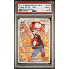 Pokémon TCG: Red's Challenge #213 PSA 8 - Unbroken Bonds