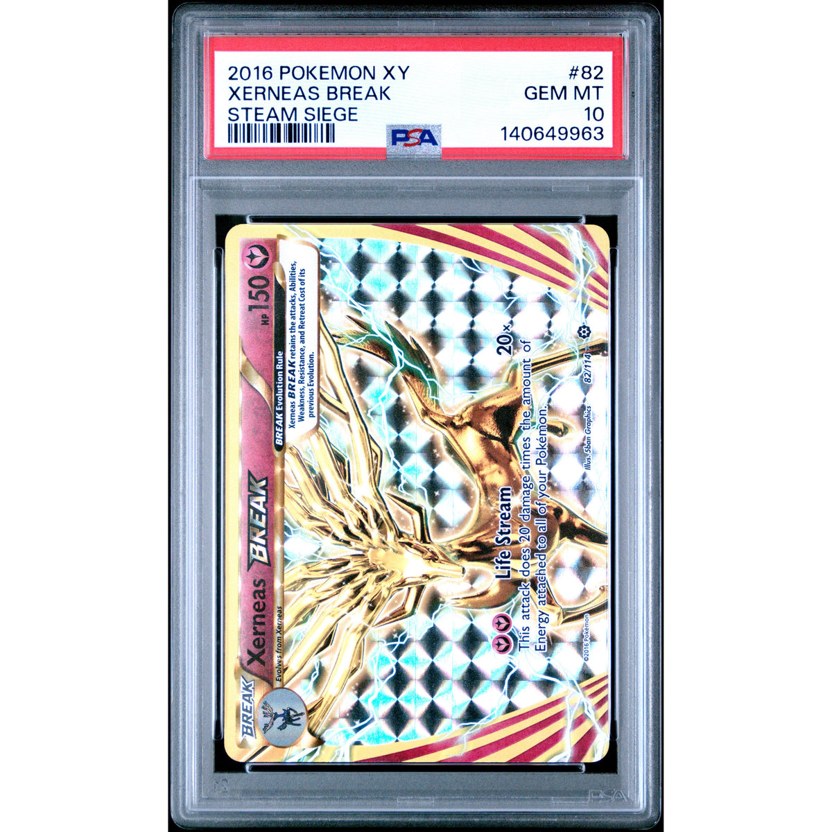 Pokémon TCG: Xerneas Break #82 PSA 10-140649963