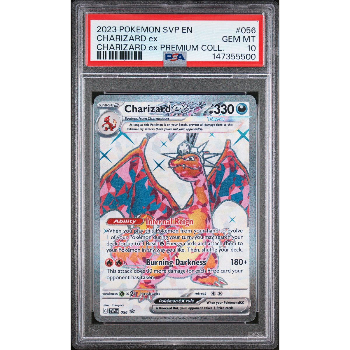 Pokémon TCG: Charizard Ex #056 PSA 10-147355500