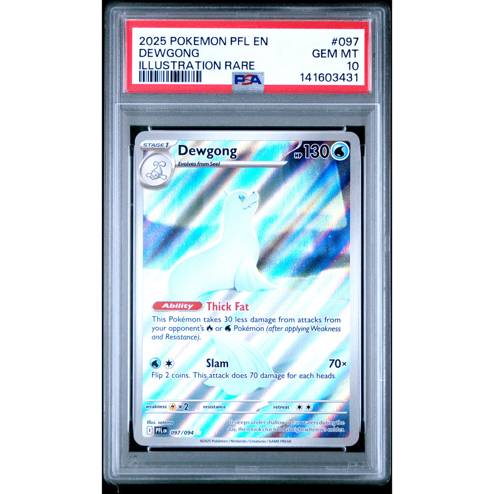 Pokémon TCG: Dewgong #097 PSA 10