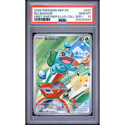 Pokémon TCG: Bulbasaur #037 PSA 10-163255849