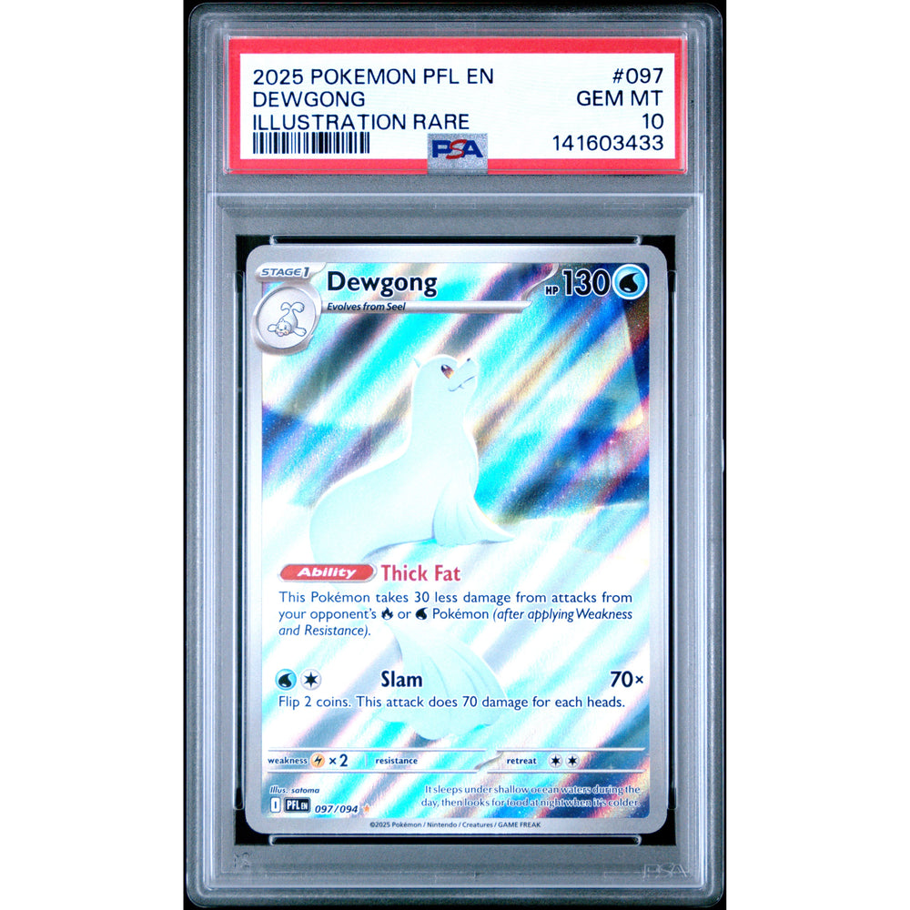 Pokémon TCG: Dewgong #097 PSA 10