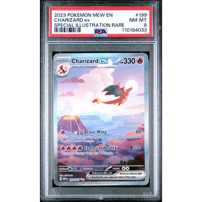 Pokémon TCG: Charizard Ex #199 PSA 8-110184033