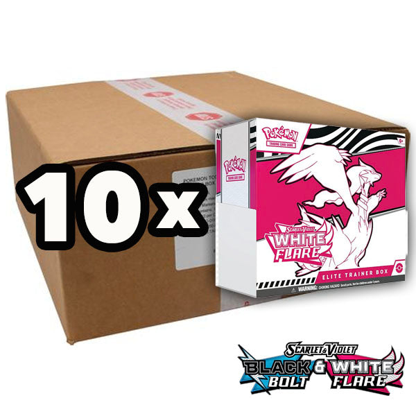 White Flare Elite Trainer Box Case