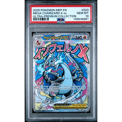 Pokémon TCG: Mega Charizard X Ex #023 PSA 10