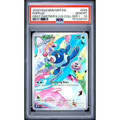 Pokémon TCG: Popplio #045 PSA 10
