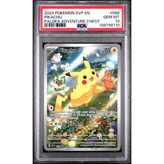 Pokémon TCG: Pikachu #088 PSA 10 - Scarlet & Violet Black Star Promos