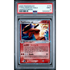 Pokémon TCG: Typhlosion Ex 110 PSA 9 Holo - Unseen Forces