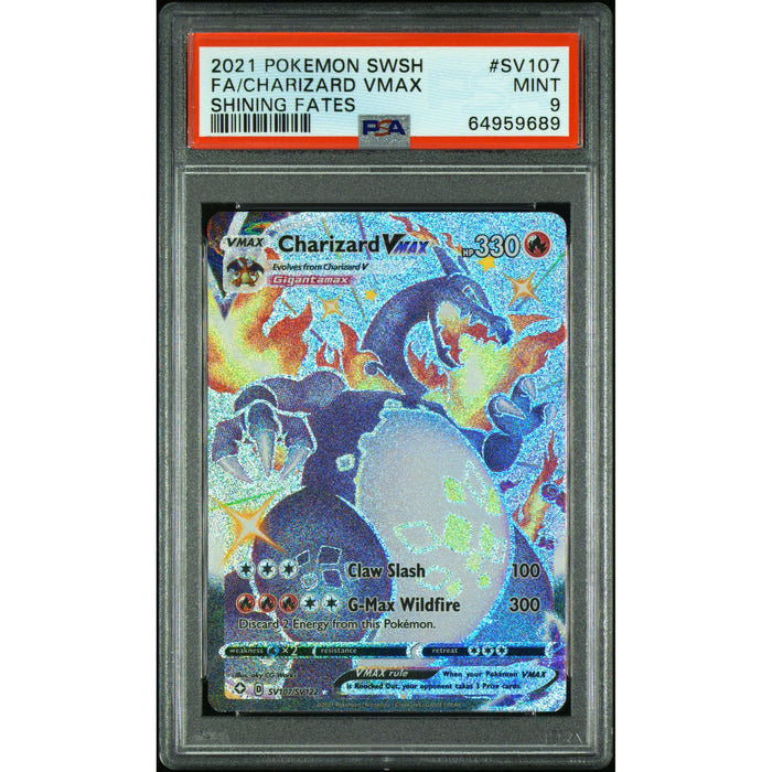 Pokémon TCG: Charizard Vmax #SV107 PSA 9-64959689